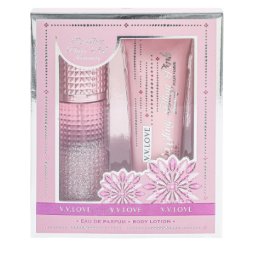 V.V.LOVE La Robe Fatale Rosé Gift Set -  Eau de Parfum and Shower Gel